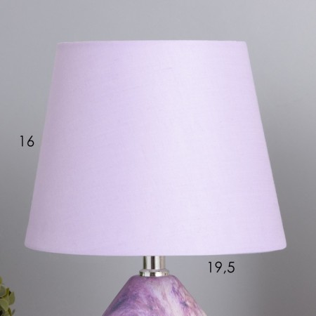 Highlight "Giselle" 1x40W E14 Lilac 20x20x32cm-2