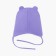 Knitted hat for girls, lilac color/heart, size 50-54
