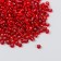 Beads "Zlatka" 08/0, 3 mm, 10 g 0025b red