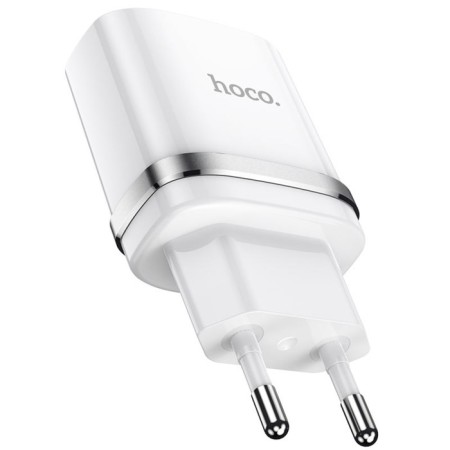 Network charger Hoco N1, 1 USB, 2.4 A, white