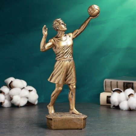 Stele "male volleyball" 14x9x29cm
