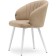 Banbu Velutto 05 Metal/velor, white/beige 54x50x76 cm.