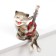 Souvenir Polystone Lac "Cat with a guitar sings the serenade" 17x7x10.5 cm