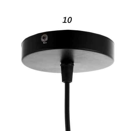 Lamp Bayerlux 69964/1 E27 40W Black 20.5x21.5x21.5-122 cm-3