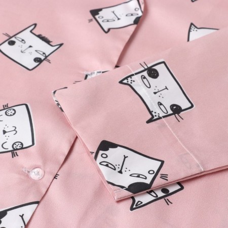 Pajamas (trousers, jacket) KAFTAN "cats", p. 44-46-8