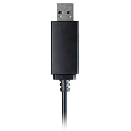 Headphones with A4Tech HU-10 Microphone 2M Lice -ce Coal Board (HU-10/USB/Black)-3