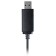 Headphones with A4Tech HU-10 Microphone 2M Lice -ce Coal Board (HU-10/USB/Black)
