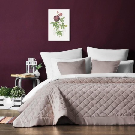 Cover with pillowcases "Kim", size 230x250 cm, powder color