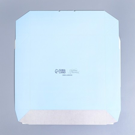 Folding box "New Year's Wreath", 20 x 20 x 4 cm, New Year-6