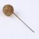 Figure for crafts and decor on the “ball” wire, set of 20 pcs., Size 1 pc. - 2 × 7 cm, gold color