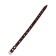 The leather collar "strict spike", 56 x 2.5 cm, Osh 35-45 cm, brown