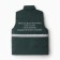 The vest insulated for boys, the color is green, height is 104-110 cm