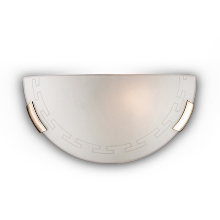 Bra Sonex. Greca, 100W, E27, 300x160 mm, white color