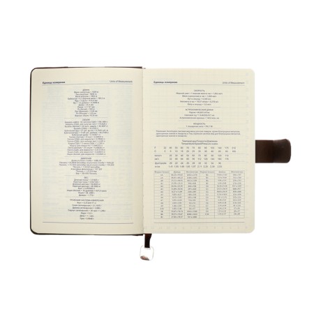 The diary of a non -section A5, 140l, cage, K/deputy, with a pen, in gift. box., brown-11