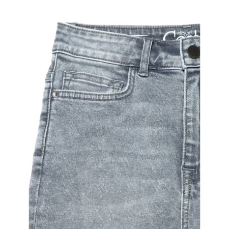 Women's jeans modeling Conte Elegant Skinny, size M, color Acid Washed Grey-5
