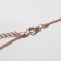 Beads "Caramel", bead No. 16, color pink-violet in gold, 54 cm