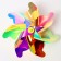 Breeze "Flower" on a wooden stick