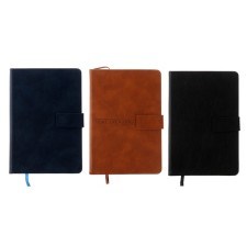 Delivery of a low -term A5, 116 sheets in a cage, with a refrain, leatherette cover, mix