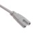 Wire for connecting lamps for plants ULI-P Uniel, 50 cm, 2 contacts, white