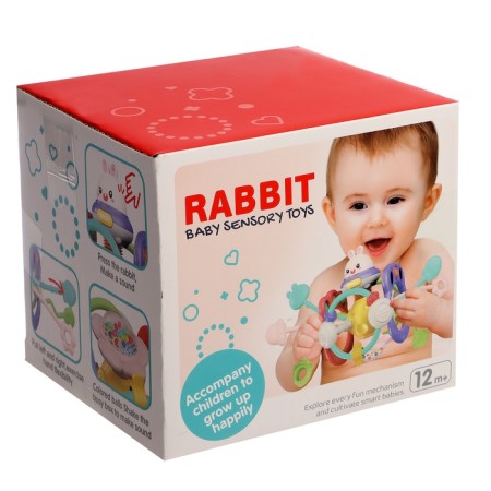 Developing toy "rabbit", with pulls-9