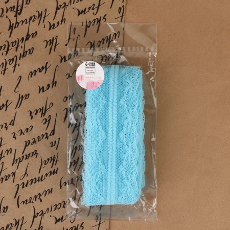 Capricon lace, 40 mm × 10 ± 1 m, blue color-5