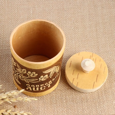 TUES "VETOK", bay leaf, d = 9 cm, birch bark-7