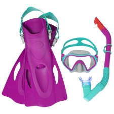 Set for swimming Crusader Snorkel Set (mask, tube, flippers) from 7 years, MIKS color 25046