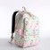 A backpack with a zipper, bag, cosmetic bag, pink color