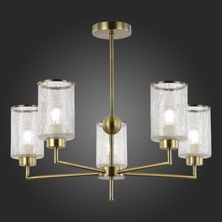 Ceiling EVOLUCE lamp. Sle1046-302-05. Vestre. 5x60 watts, E27, 64x64x53 cm, bronze color-2