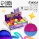 Ball children's rubber hornet light “cat”, Mix color, in showbox