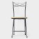 Folding stool "Nika 1", the color of the seat elephant bone