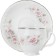 Bernadotte cup “Pale roses, platinum layer”, 170 ml