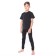 Thermal underwear for a boy (pants), black color, height 122 cm