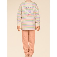 Kit for girls, height 92 cm, peach color