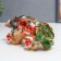 NECC Ceramics "Two toads on the Sakura branch" 8x6.5x16 cm
