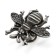 Cappio Pro Pro Pro “Beetle” handle is 59 x 56 mm, the color is old. silver