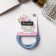 Hair elastic band "Sport" (set 2 pcs) terry stripes, mix