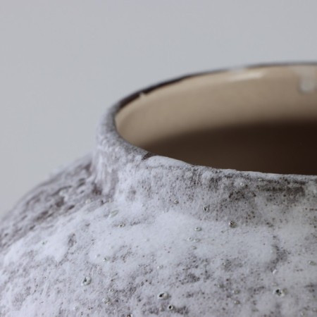 Ceramic vase "Retro", 21 × 20.5 cm, throat 10 cm, color gray color-2