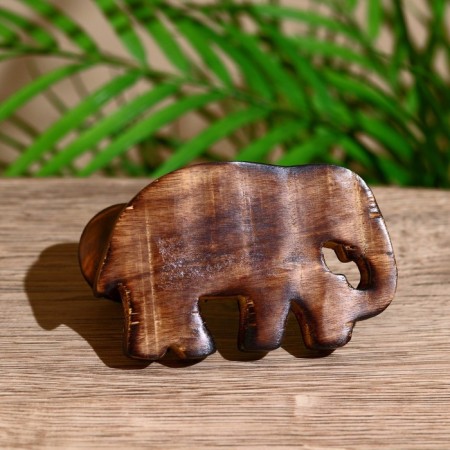Standing for incense "Elephant" tree 10x7x5.5 cm-2