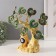 Souvenir from the evil eye "Tree with cerebral flowers, with owl" 7x13x22.5 cm