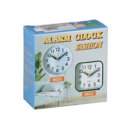 The clock is a boar, on batteries, 9 x 3.7 cm, dial d-8.5 cm-3