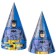 A set of paper utensils, for 6 people "Happy Birthday", superheroes