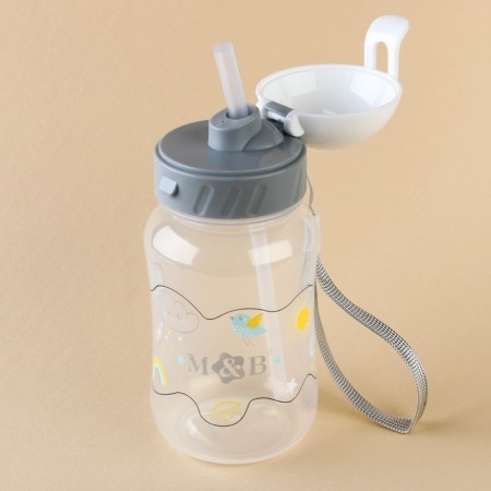 Drill - children's impotance with silicone tube "M&B", 270 ml., Color gray-8