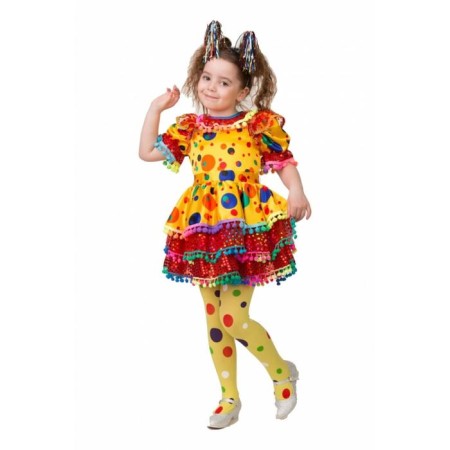 Clopushka carnival costume, satin, size 28, height 110 cm