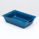 Deep toilet with a mesh of 36 x 25 x 9 cm, blue