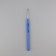 Knitting hook, with a plastic handle, d = 2.5 mm, 13.5 cm, blue color