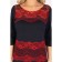 Women's dress, size 48, blue, red color