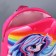 Baby plush backpack for the girl "Rainbow Unicorn", 23 × 23 × 7 cm