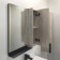 Mirror Comfort Comforty Bonn 75 for the bathroom, color graphite/oak smoky