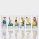 A set of glasses PIN-UP Girls, glass, 280 ml, 6 pcs, mix